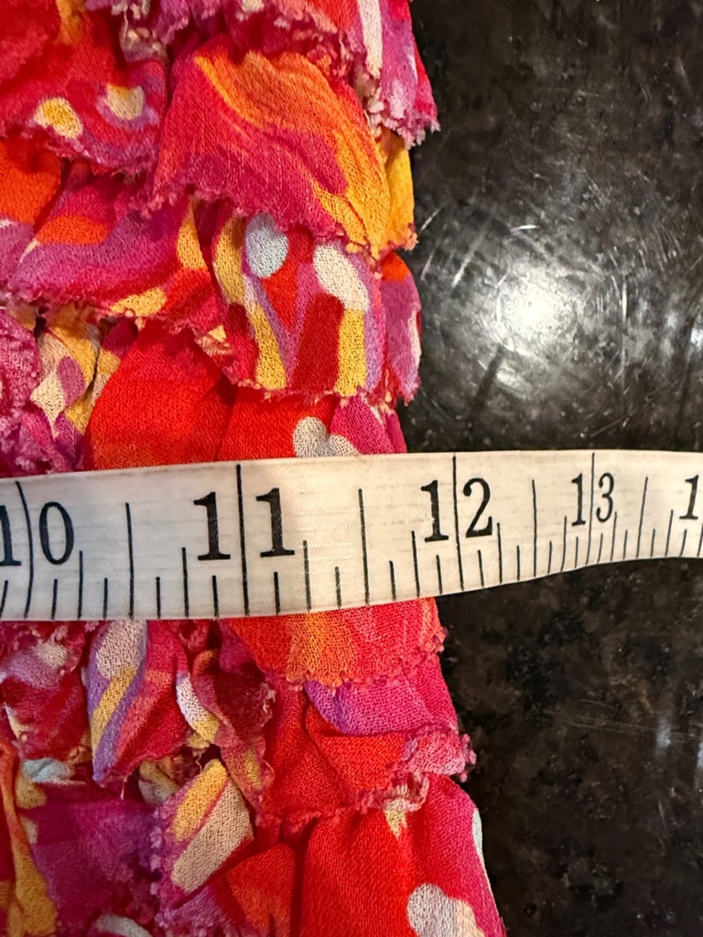 NWT FARM Rio Flying Birds Orange Ruffled Strapless Maxi Dress Size Medium - Picture 8 of 15